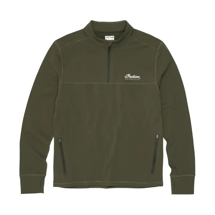 Men's Athlete Script Logo Top - Green