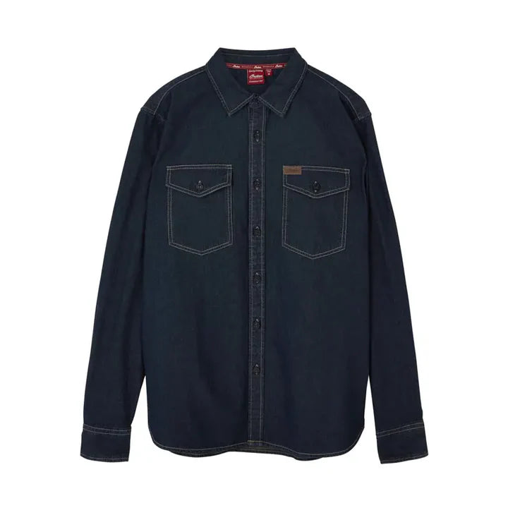 Men's Heritage Denim Shirt, Navy