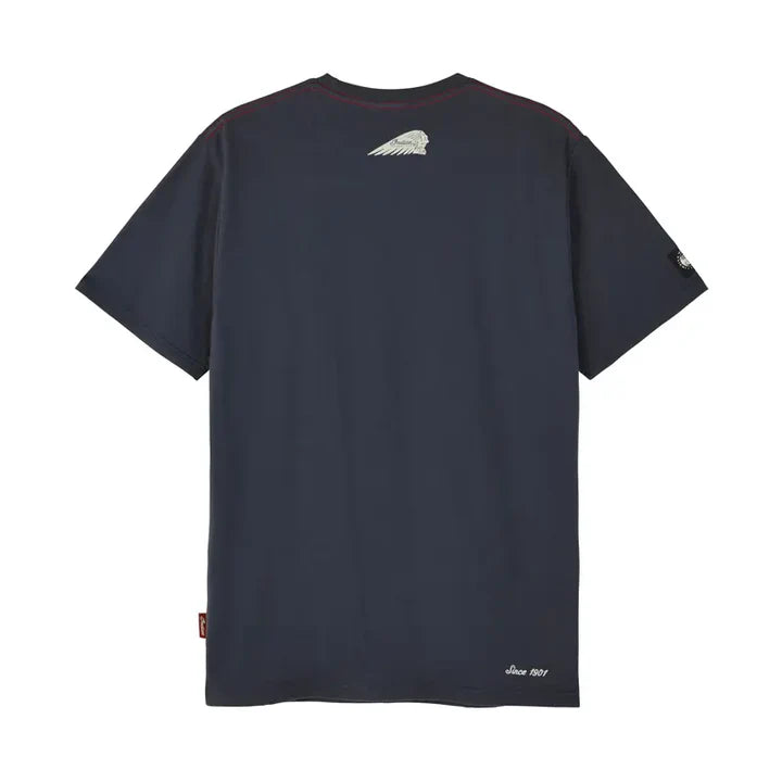 Mens 2 Colour Script Logo Tee