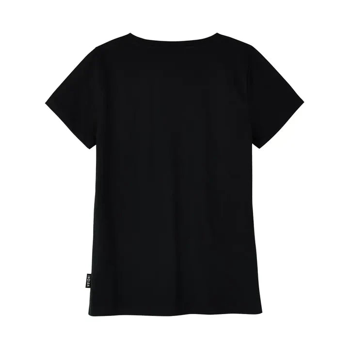 Womens Essential Black Tee